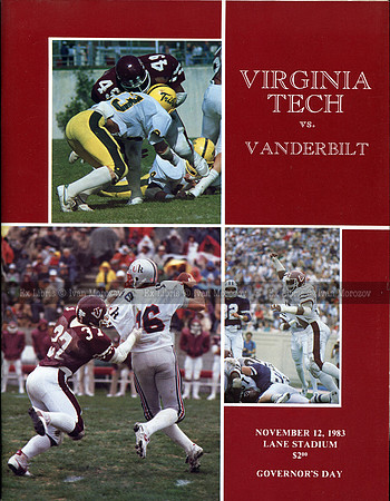 1983.11.12. Vanderbilt at VT.