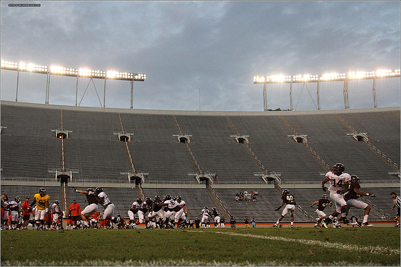 FB. Football Scrimmage at Virginia Tech.