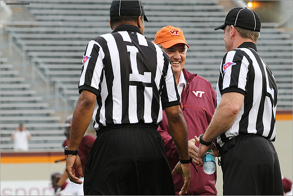 FB. Football Scrimmage at Virginia Tech.