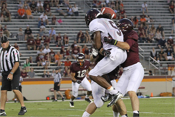 FB. Football Scrimmage at Virginia Tech.