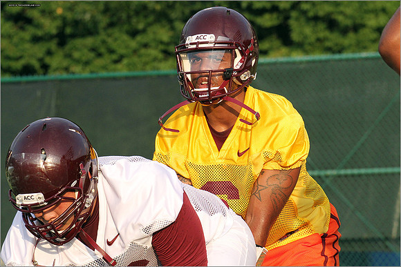 FB. Virginia Tech. Scrimmage