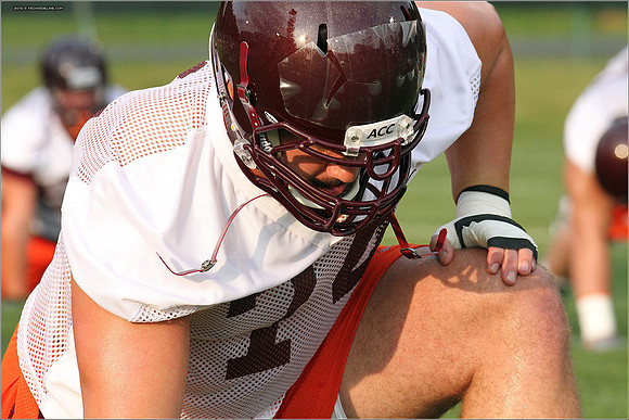 FB. Virginia Tech. Scrimmage
