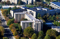Aerial View of Virginia Tech Main Campus.