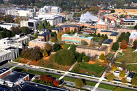 Aerial View of Virginia Tech Main Campus.