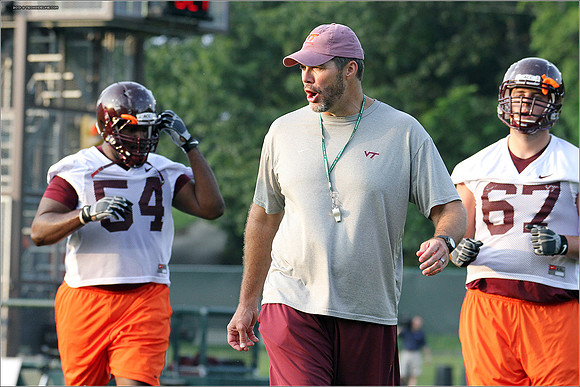 FB. Virginia Tech. Scrimmage