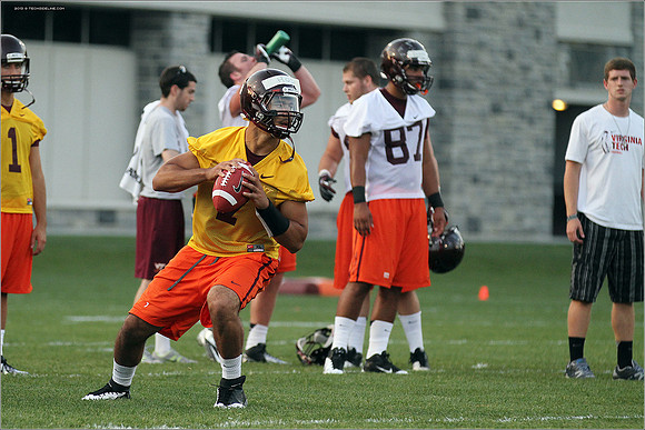 FB. Virginia Tech. Scrimmage