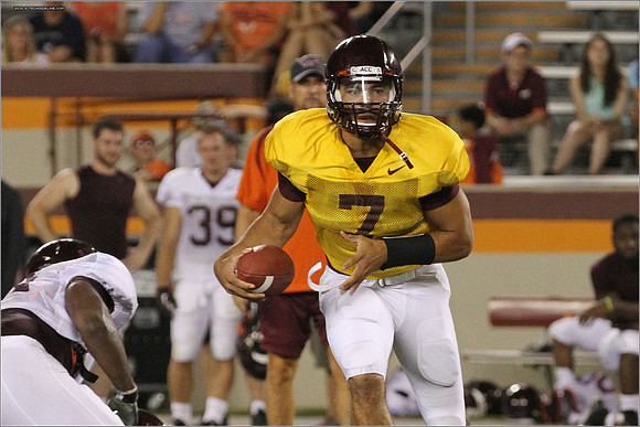 FB. Football Scrimmage at Virginia Tech.