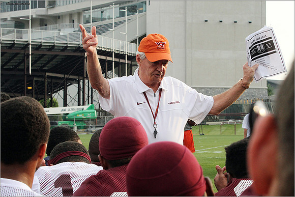 FB. Virginia Tech. Scrimmage