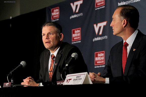 2015.11.30. VT Football Press Conference.