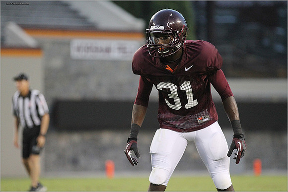 FB. Football Scrimmage at Virginia Tech.
