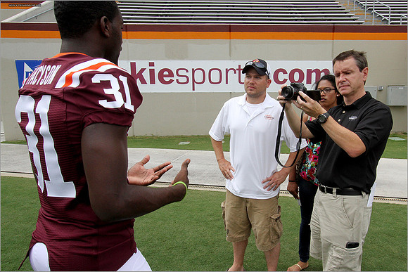 FB. Virginia Tech. Media Day