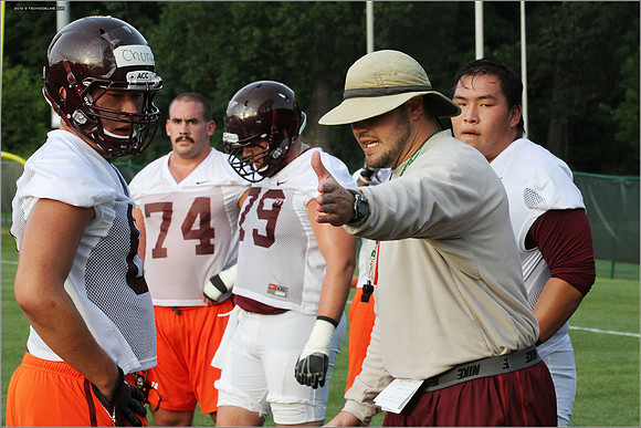 FB. Virginia Tech. Scrimmage