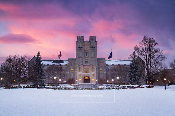 Burruss Hall. Virginia Tech.