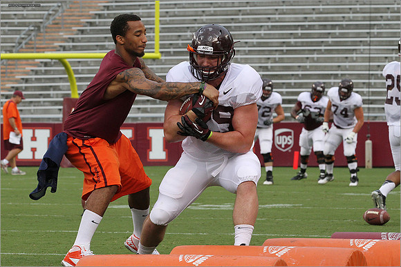 FB. Football Scrimmage at Virginia Tech.
