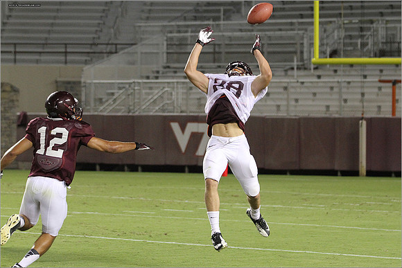 FB. Football Scrimmage at Virginia Tech.