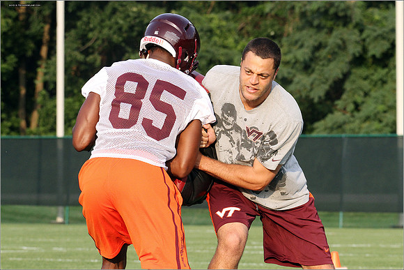 FB. Virginia Tech. Scrimmage