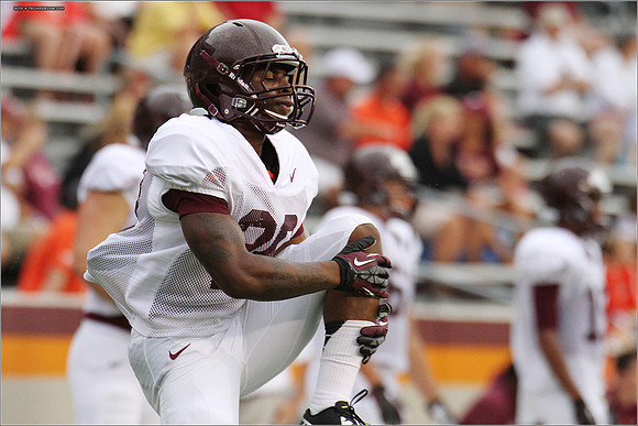 FB. Football Scrimmage at Virginia Tech.