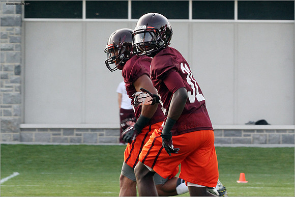 FB. Virginia Tech. Scrimmage