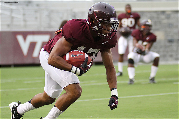 FB. Football Scrimmage at Virginia Tech.