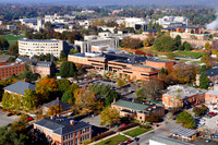 Aerial View of Virginia Tech Main Campus.
