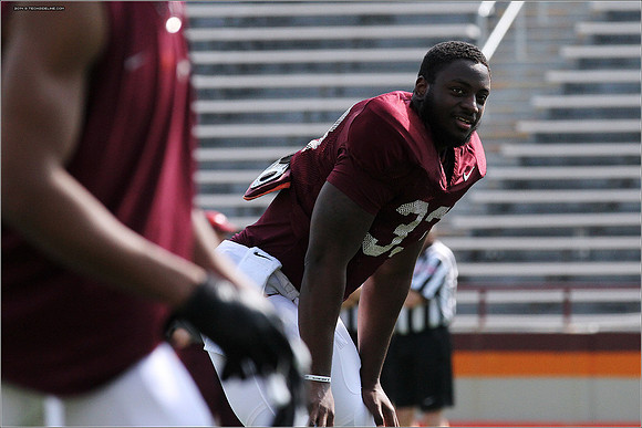 2014.04.12. VT Football Scrimmage.