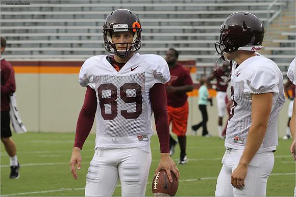 FB. Football Scrimmage at Virginia Tech.