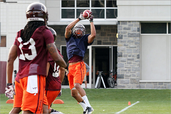 FB. Virginia Tech. Scrimmage