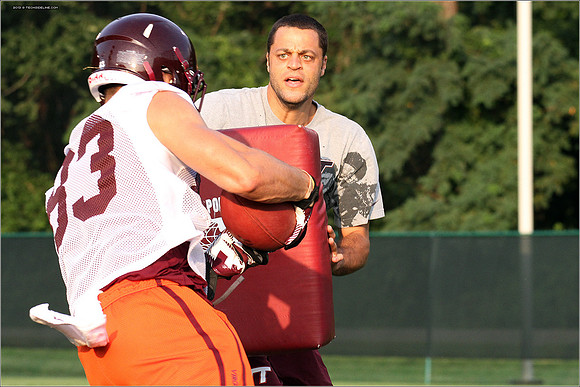FB. Virginia Tech. Scrimmage