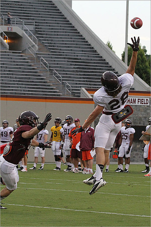 FB. Football Scrimmage at Virginia Tech.
