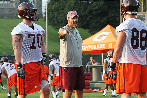 FB. Virginia Tech. Scrimmage