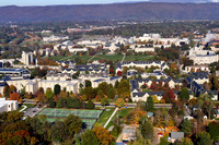 Aerial View of Virginia Tech Main Campus.