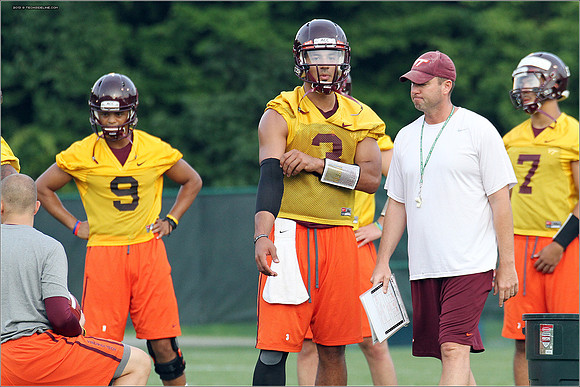 FB. Virginia Tech. Scrimmage