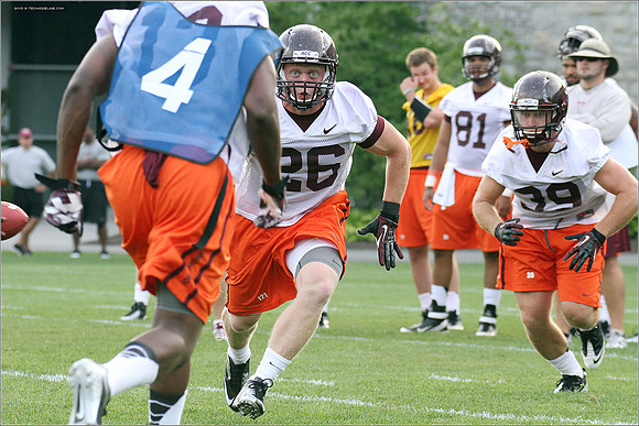 FB. Virginia Tech. Scrimmage