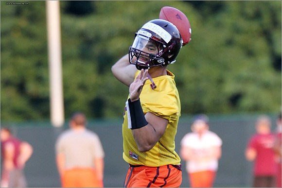 FB. Virginia Tech. Scrimmage