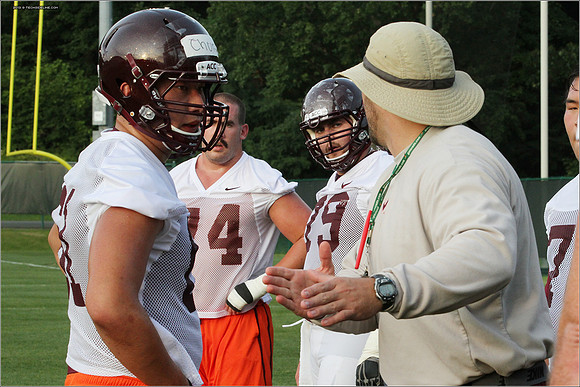 FB. Virginia Tech. Scrimmage