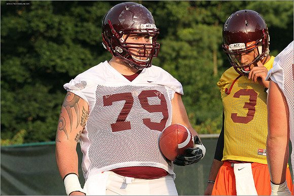 FB. Virginia Tech. Scrimmage