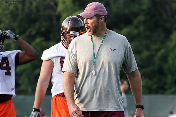 FB. Virginia Tech. Scrimmage