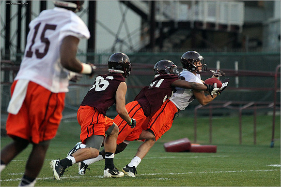 FB. Virginia Tech. Scrimmage