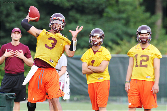 FB. Virginia Tech. Scrimmage