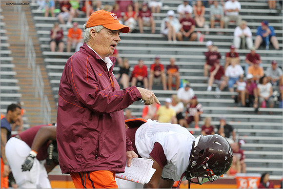 FB. Football Scrimmage at Virginia Tech.