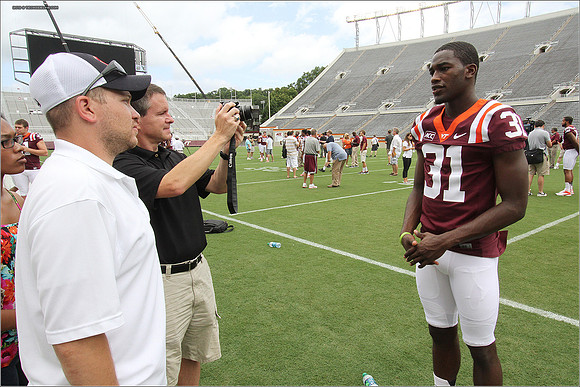FB. Virginia Tech. Media Day