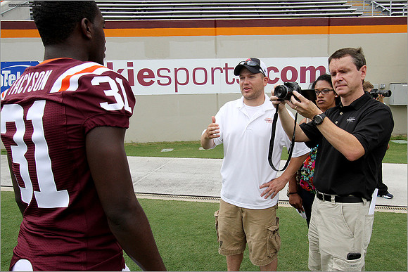 FB. Virginia Tech. Media Day