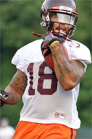 FB. Virginia Tech. Scrimmage