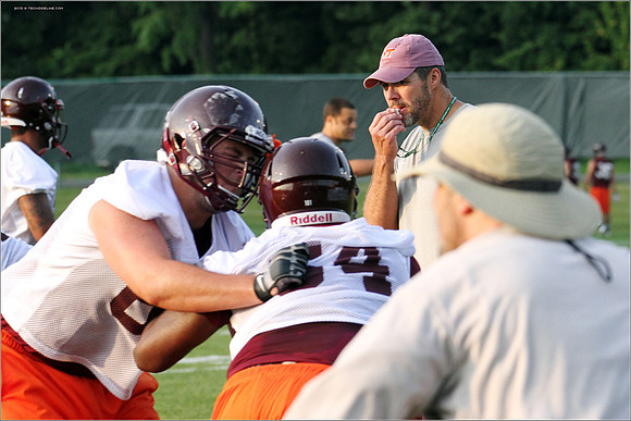 FB. Virginia Tech. Scrimmage