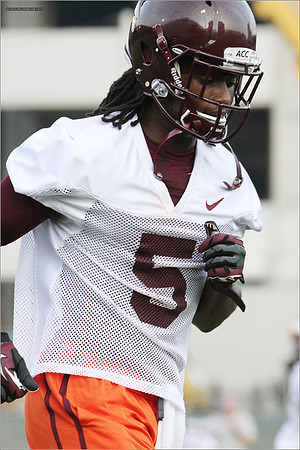 FB. Virginia Tech. Scrimmage