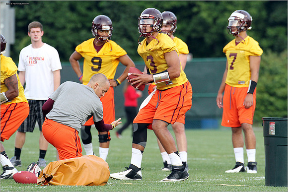 FB. Virginia Tech. Scrimmage