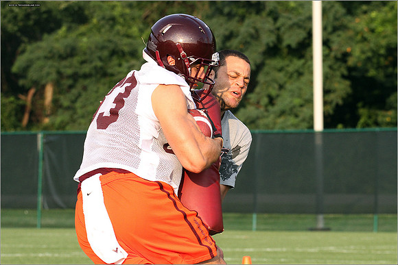FB. Virginia Tech. Scrimmage