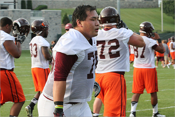 FB. Virginia Tech. Scrimmage
