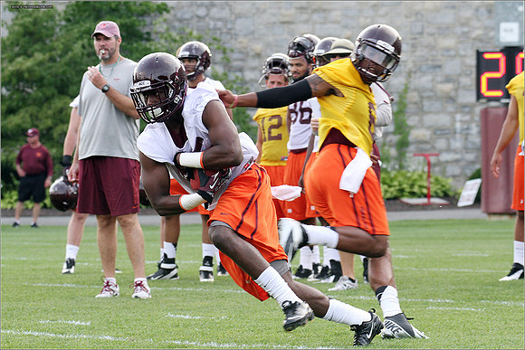 FB. Virginia Tech. Scrimmage