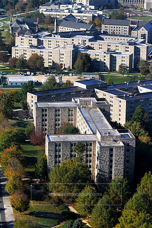 Aerial View of Virginia Tech Main Campus.